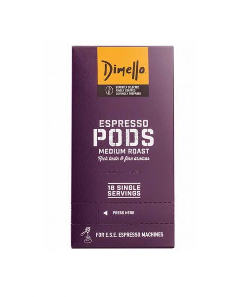 DIMELLLO ESPRESSO PODS MEDIUM ROAST RICH 18PCS 126GM
