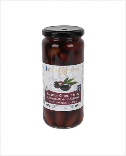 GAIA OLIVES KALAMON OLIVES IN BRINE 480GM