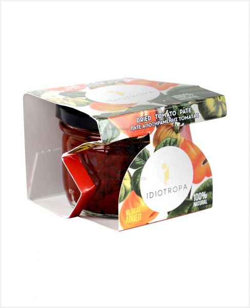 IDIOTROPA DRIED TOMATO PASTE NO SUGAR ADDED 100% NATURAL 90GM