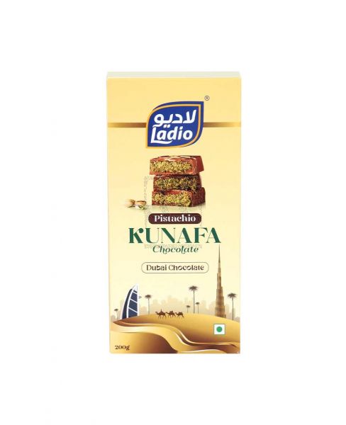 LADIO PISTACHIO KUNAFA DUBAI CHOCOLATE 200GM