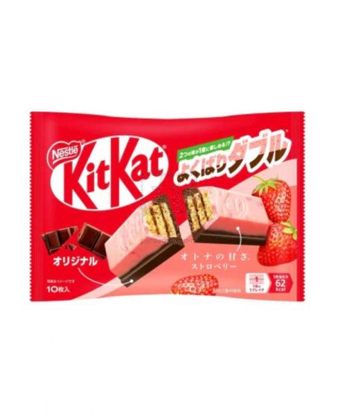 KITKAT YOKUBARI STRAWBERRY & ORIGINAL 10PCS 127GM