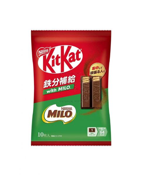 KITKAT IRON SUPPLEMENT WITH MILO 10PCS 127GM