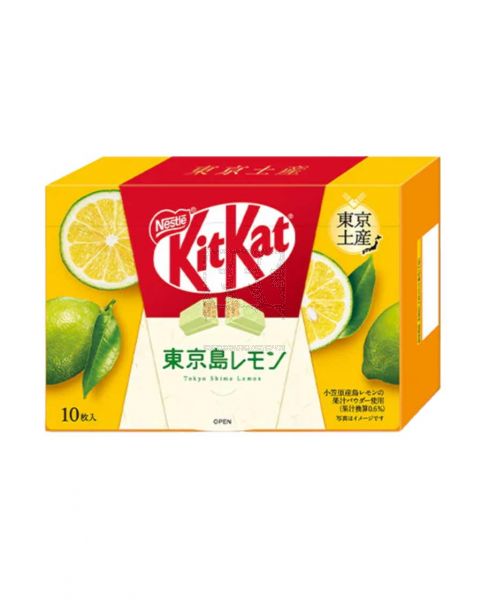 KITKAT WAFER CHOCOLATE TOKYO SHIMA LEMON 10PCS 127GM
