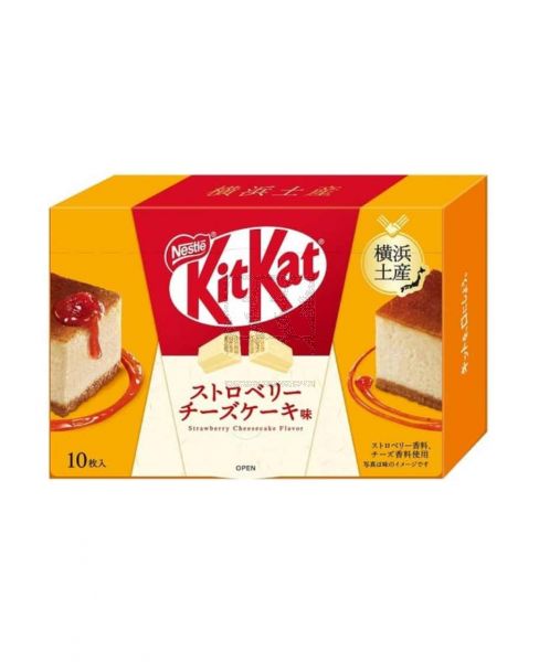 KITKAT WAFER CHOCOLATE STRAWBERRY CHEESECAKE FLAVOR 10PCS 127GM