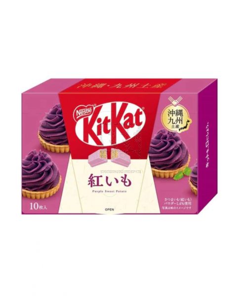 KITKAT WAFER CHOCOLATE PURPLE SWEET POTATO 10PCS 127GM