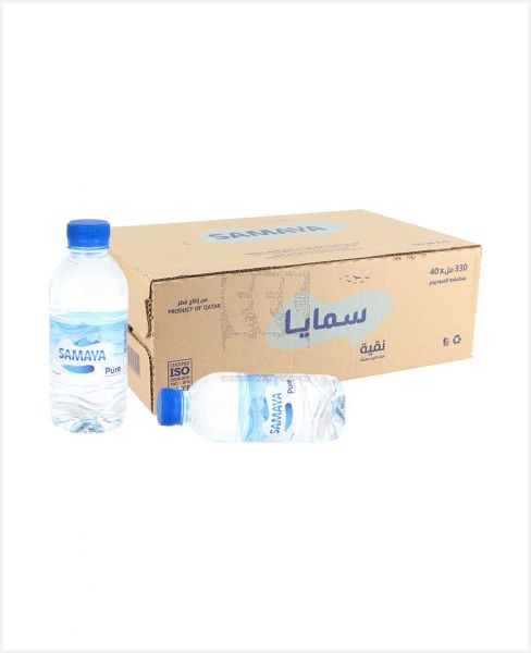 SAMAYA PURE BOTTLE DRINKING WATER LOW SODIUM 330ML