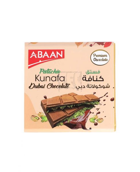 ABAAN PISTACHIO KUNAFA DUBAI CHOCOLATE 80GM
