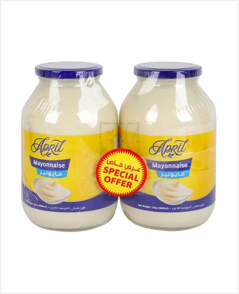 APRIL MAYONNAISE 2X946ML (2X907GM) @S.OFFER