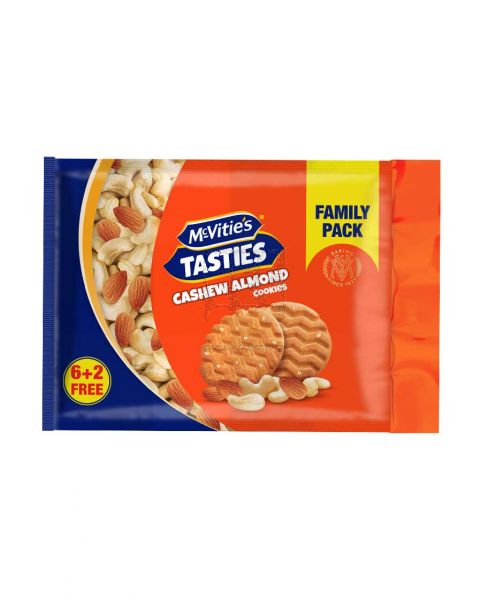 MCVITIES TASTIES CASHEW ALMOND COOKIES 8X70GM PROMO