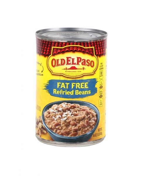 OLD EL PASO FAT FREE REFRIED BEANS 453GM