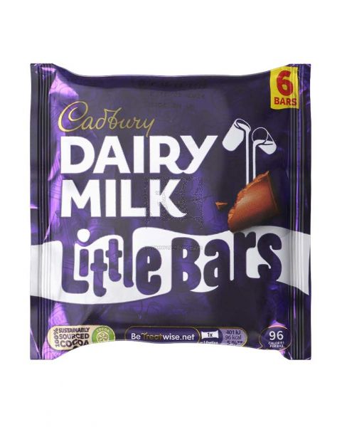 CADBURY DAIRY MILK LITTLE BARS (6X18GM) 108GM