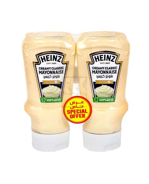HEINZ CREAMY CLASSIC MAYONNAISE 2X310ML(2X310GM) @S.OFFER