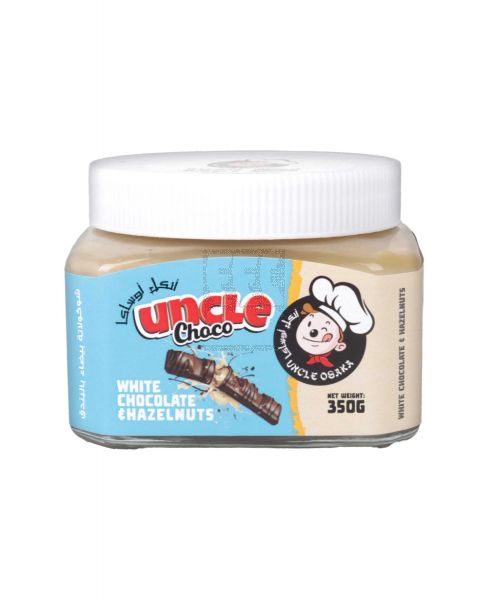 UNCLE OSAKA UNCLE CHOCO WHITE CHOCOLATE & HAZELNUTS SPREAD 350GM