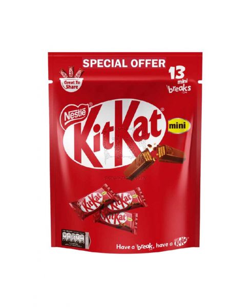 NESTLE KITKAT MINI CHOCOLATES BAG 175.5GM PROMO