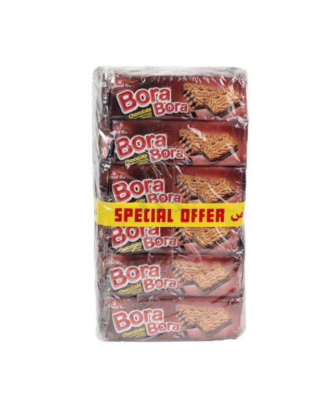 HOLLAND PARK BORA BORA CHOCOLATE CREAM BISCUITS 18X78GM PROMO