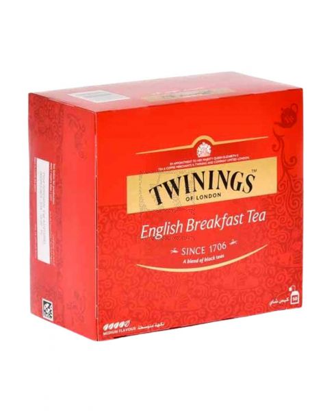 TWININGS ENGLISH BREAKFAST TEA (50'SX2GM) 100GM PROMO