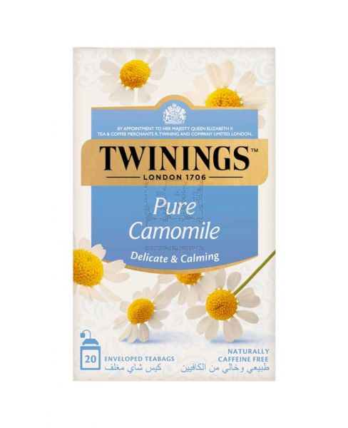 TWININGS PURE CAMOMILE TEA 20S 20GM PROMO
