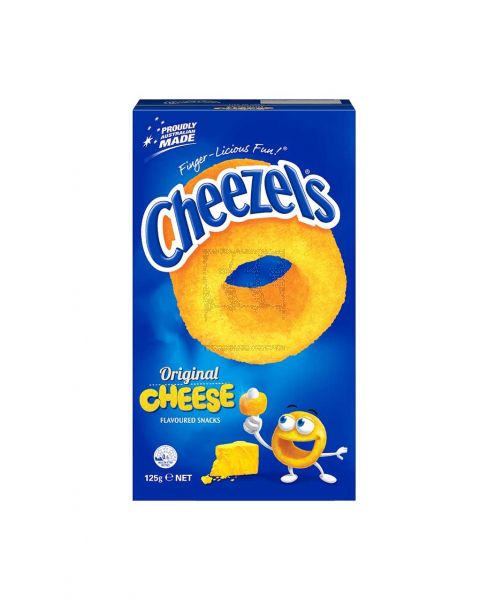 CHEEZELS ORIGINAL CHEESE FLAVOURED SNACKS 125GM
