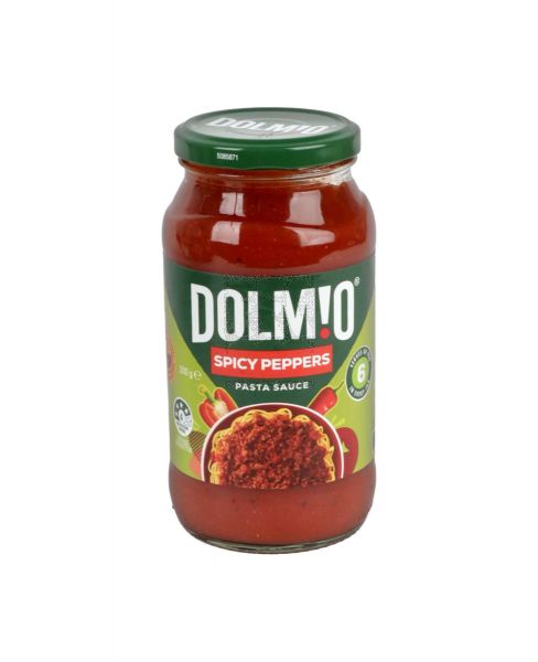 DOLMIO SPICY PEPPERS PASTA SAUCE 500GM