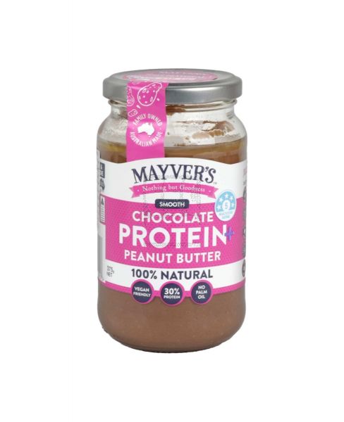 MAYVER'S CHOCOLATE PROTEIN PEANUT BUTTER 375GM