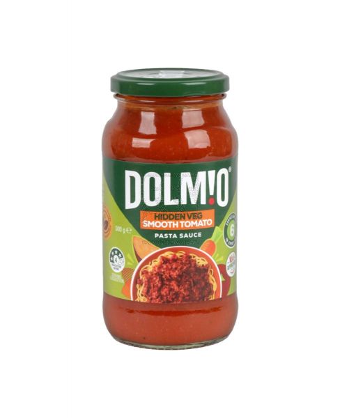 DOLMIO HIDDEN VEG SMOOTH TOMATO PASTA SAUCE 500GM
