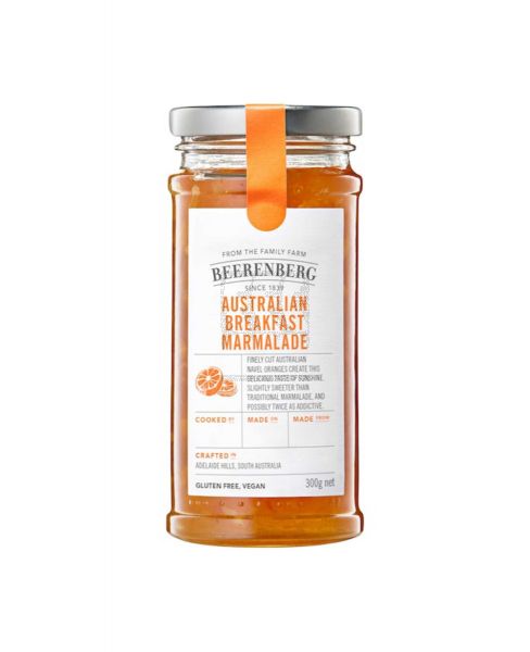 BEERENBERG AUSTRALIAN BREAKFAST MARMALADE 300GM