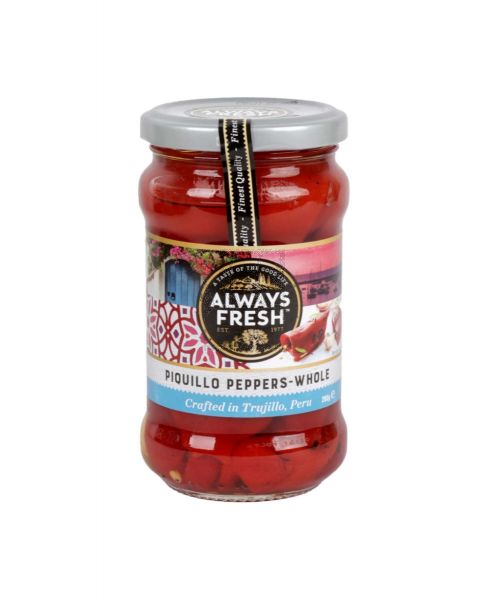 ALWAYS FRESH PIQUILLO PEPPERS WHOLE 285GM