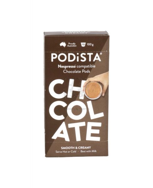 PODISTA SMOOTH & CREAMY CHOCOLATE PODS 100GM