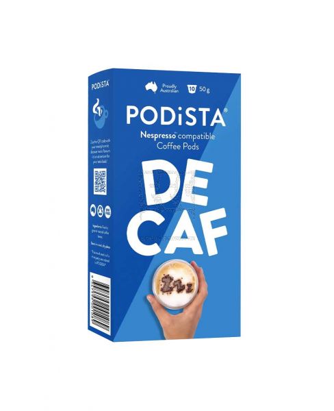 PODISTA COFFEE DECAF PODS 50GM