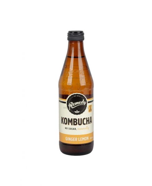 REMEDY KOMBUCHA GINGER LEMON DRINK 330ML