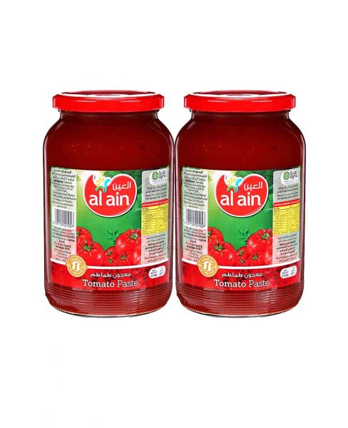 AL AIN TOMATO PASTE (JAR) 2X1100GM PROMO
