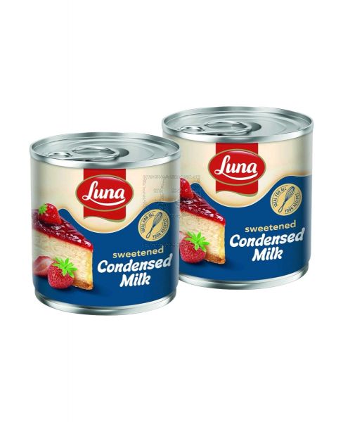 LUNA SWEETENED CONDENSED MILK 2X370GM (2X359ML) PROMO
