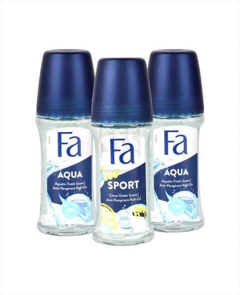 FA DEO ROLL-ON ASSORTED 50ML 2+1FREE