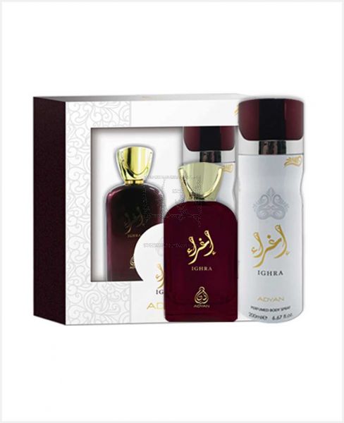 ADYAN IGHRA EDP 100ML+ DEODORANT SPRAY 200ML GIFT SET