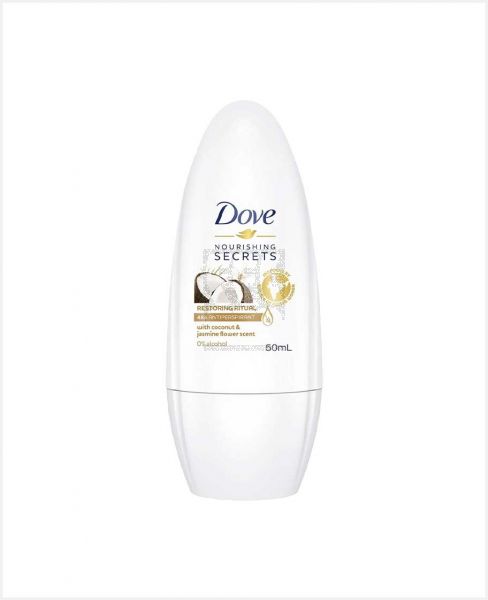 DOVE RESTORING RITUAL WITH COCONUT AND JASMIN ROLL ON 50ML