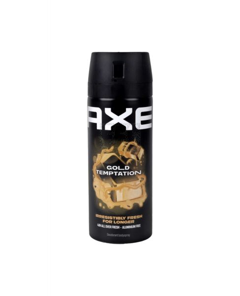 AXE GOLD TEMPTATION FRESH DEODORANT &BODY SPRAY 150ML