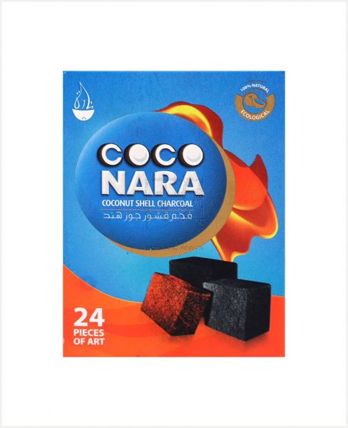 COCO NARA COCONUT SHELL CHARCOAL 24PCS