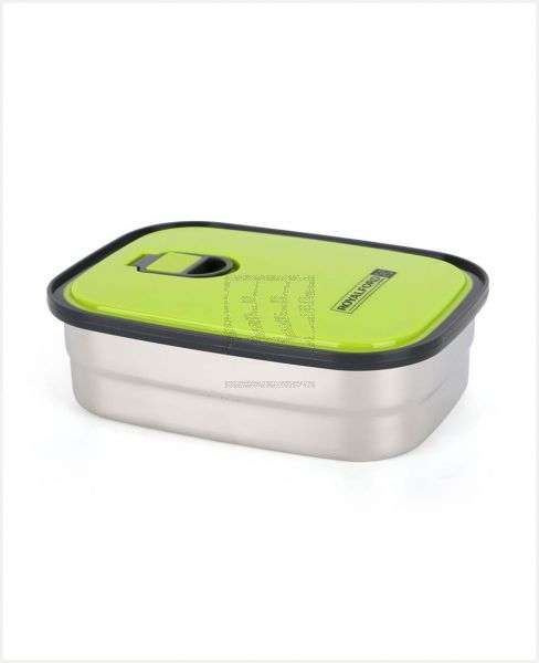 ROYALFORD RECTANGLE STAINLESS STEEL FOOD CONTAINER 680ML