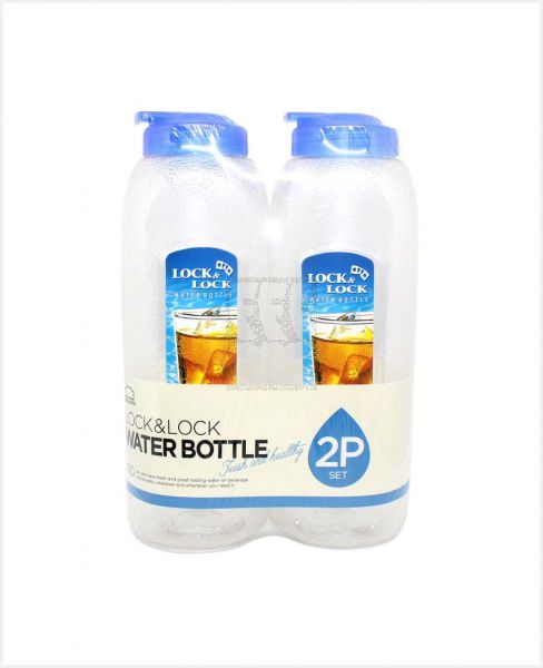 LOCKNLOCK AQUA WATER BOTTLE 1.2LTR 2PCS SET #00173