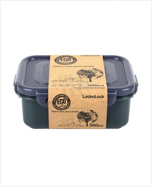 LOCKNLOCK ECO CONTAINER RECTANGULAR 350ML HPL806RCL