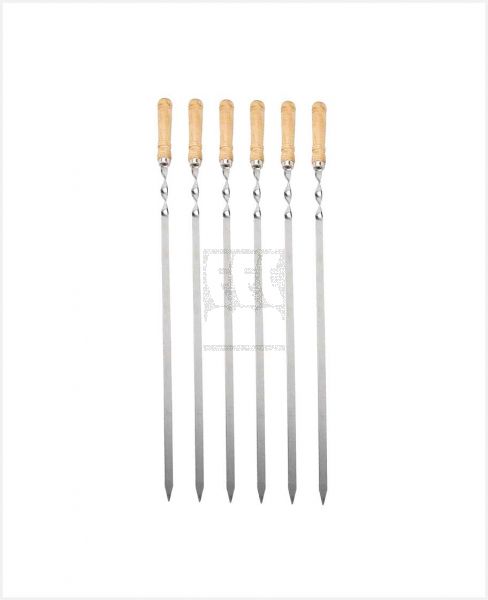 BARBECUE TOOLS SKEWERS 6PCS 0222121