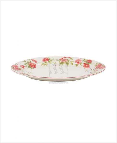 CLAYTAN WILD ROSE OVAL PLATE CLA.SN15486