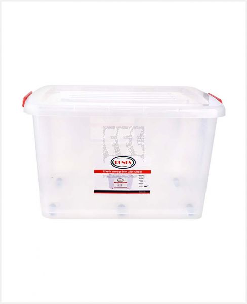 DUNES PLASTIC STORAGE BOX WITH WHEELS 130LTR 304570