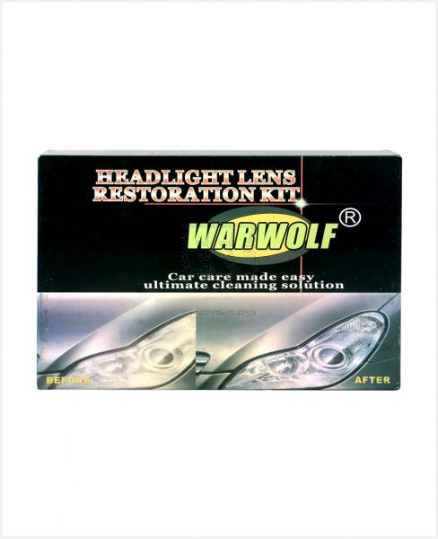 WARWOLF HEAD LIGHT LENS RESTORATION KIT CAR-1