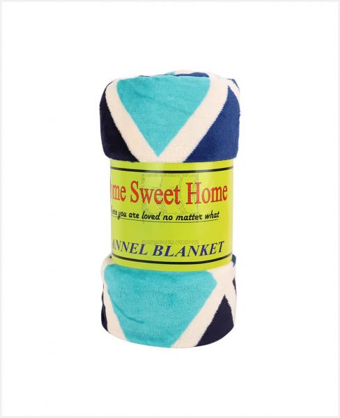 MRK HOME SWEET HOME FLANNEL BLANKET DOUBLE 200X220CM