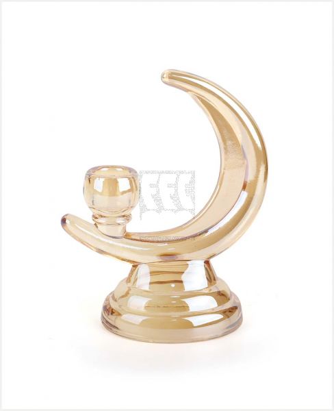 ELECTROPLATED CRYSTAL GLASS CANDLESTICK CD1627