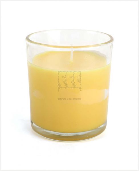 LUXURY LIVING SCENTED CANDLE YELLOW CD1653