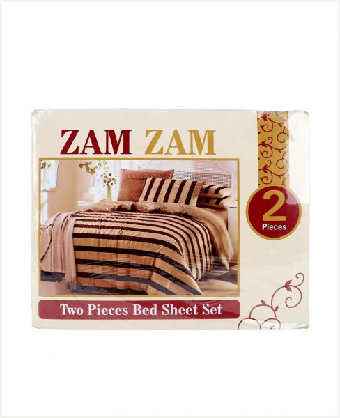 ZAM ZAM SINGLE BED SHEET SET 2PCS