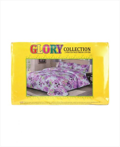 GLORY MATTRESS COVER 2PCS  (100X200CM AND 45X72+10CM)