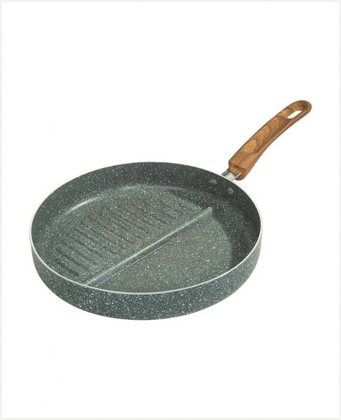 HOMEWAY MARBLE COATED NON STICK GRILL PAN 26CM HW3531